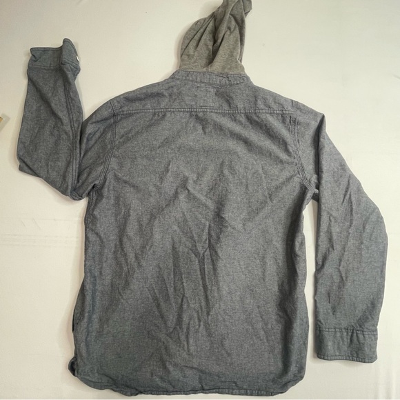Levi's Blue Hooded Shirt Jacket - Picture 11 of 11